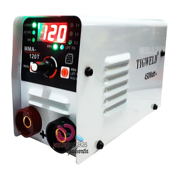 Travo Las MMA TIGWELD 120T - Mesin Las IGBT Teknologi 450Watt