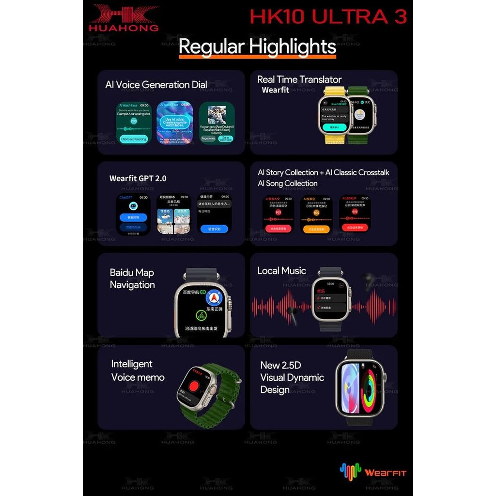 HK9 Ultra 2 Smartwat AMOLED 2.12in HK 9 Wat Pria at GPT AI