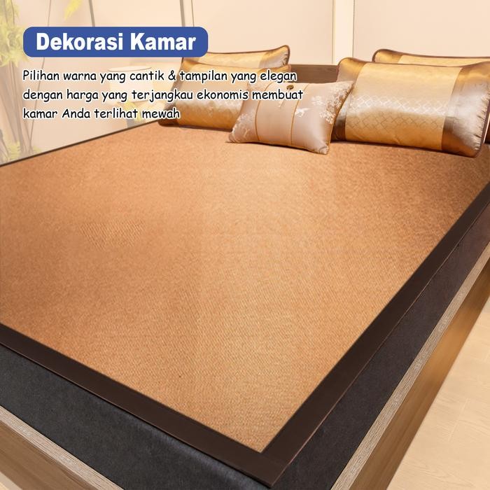 Best Seller Tikar Bambu Ukuran 180, 160,120 X 200 Cm Tikar Lipat Bambu Tikar Bambu Pendingin Tikar
