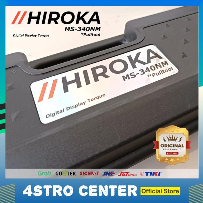Terbagus Hiroka Kunci Torsi Digital Led 340 Nm Torque Wrench Momen ( Original )