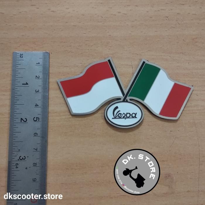 

Terlaris vespa bendera silang indonesia / italy tinggal pasang SALE