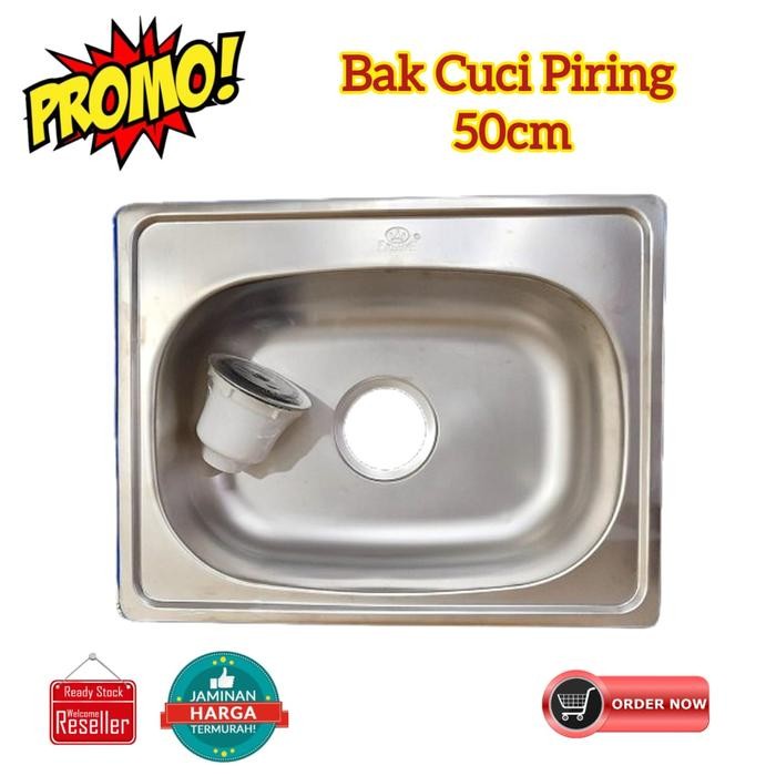 Bak Cuci Piring Ono / Bak Cuci Piring Wastafel Stainless - Ono