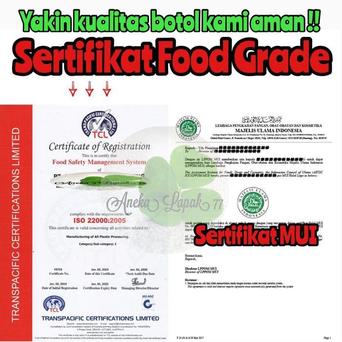 (100PCS) BOTOL KALE 250 ML BOTOL KOPI PLASTIK 250 ML GROSIR MURAH TEBAL