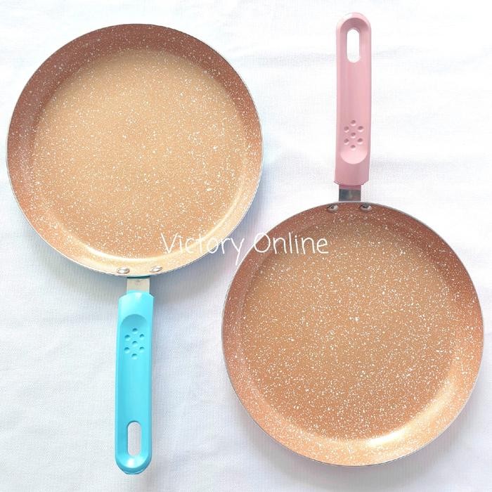 Wajan Datar / Crepes 24Cm & 28Cm Pan Anti Lengket Orion Crepe Pan Teflon Aluminium Ceramic Coating