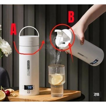 Pemanas Air Listrik Mobil /Pemanas Air Listrik /Cangkir Termos Portabel / Thermos Kettle Portable