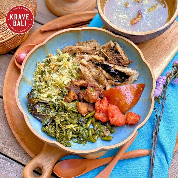 

TERLARIS KRAVE BALI Bigul Jero Kawan Babi Guling Komplit 500 Gram - Makanan Khas Bali Asli READY