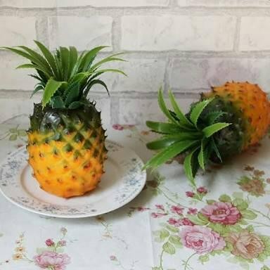 buah nanas palsu/hiasan buah/buah palsu/buah tiruan