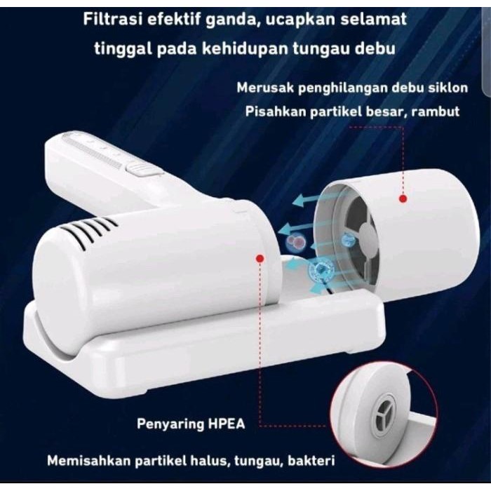 Vacuum Cleaner Mesin Penyedot Debu Anti Tungau Handheld Smart Uv Vacuum Cleaner Penyedot Debu Kasur