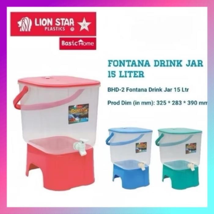 Dispenser air drink jar lion star 15 liter/Tempat air minum dispenser 15 liter lion star