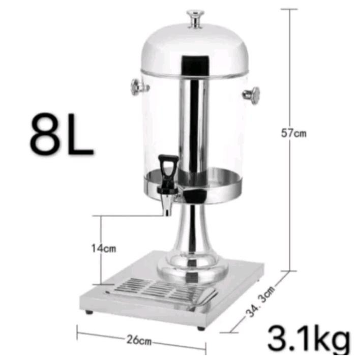 Dispenser Juice Hotel Water 8 Liter Dispenser Prasmanan 1 Tabung