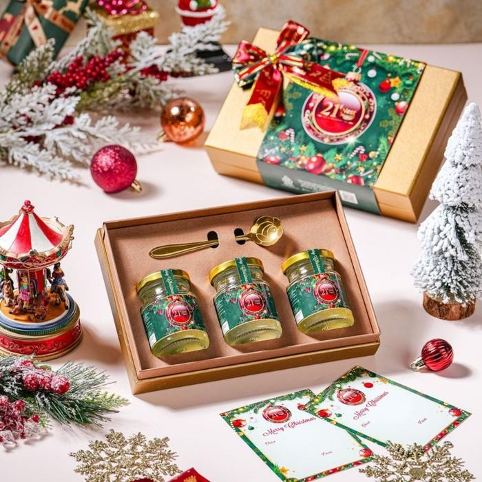 

Kado Hadiah Natal Healthy Christmas Hampers Ortu Gift Premium Birdnest