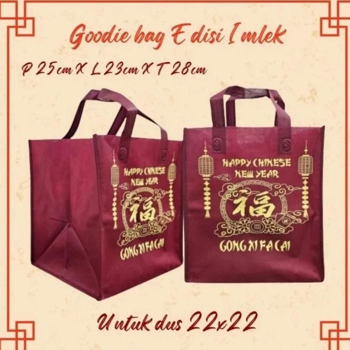

Goodie Bag / Tas Tenteng / Spunbound Gift Bag Edisi Imlek / Chinese New Year