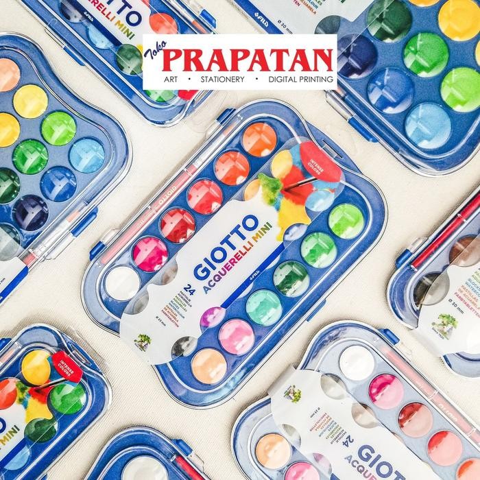 

Giotto Azquerelli Mini 12/24/36 Warna / Cat Air Giotto / Watercolor Cake