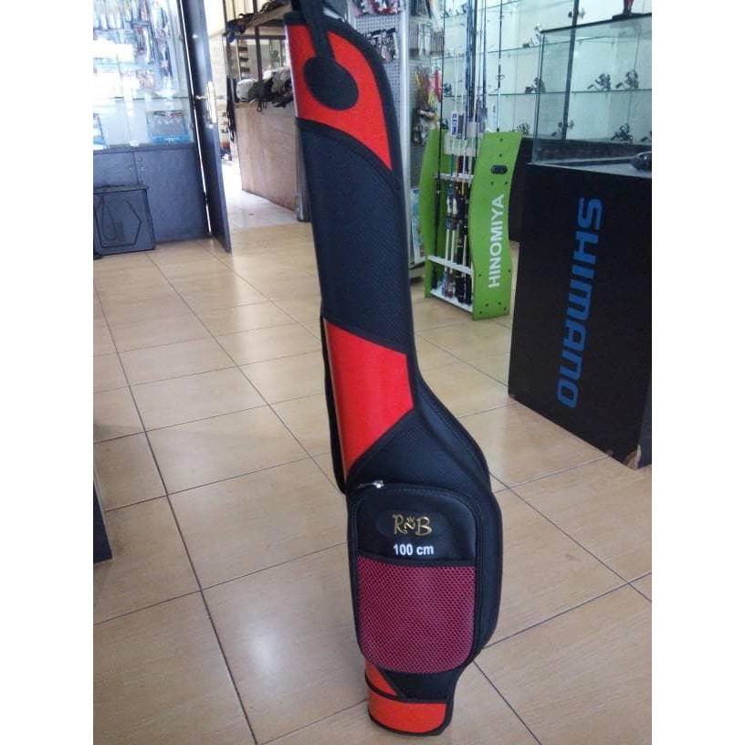 Tas Joran Pancing dan Reel Hardcase Fiber RnB 100 cm Mancing