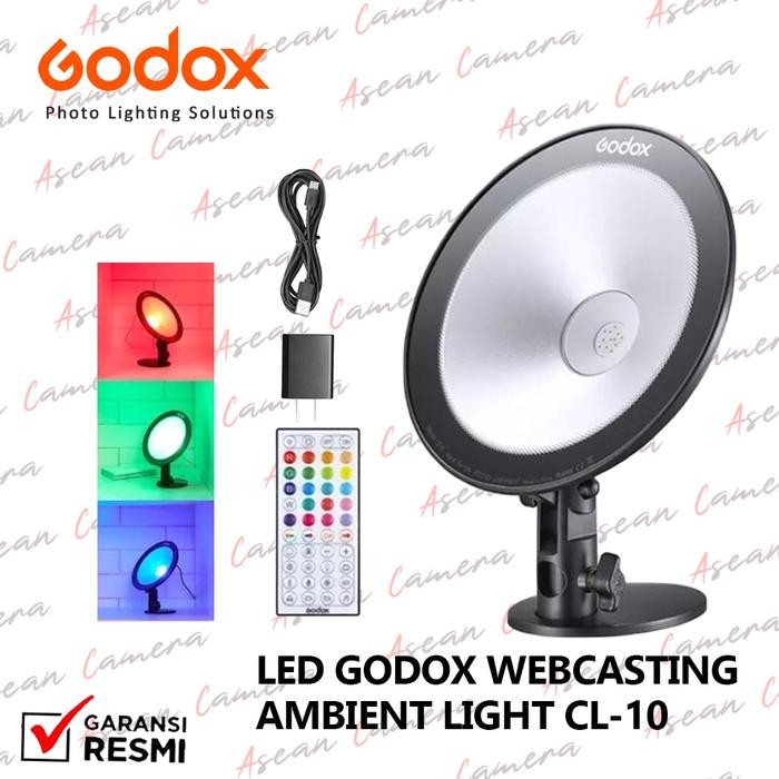 Godox CL10 CL-10 RGB Multicolour LED Webcasting Ambient