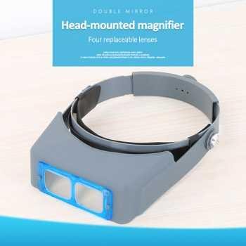 

Kacamata Pembesar Reparasi Service Jam Perhiasan Magnifier Head LED best seller