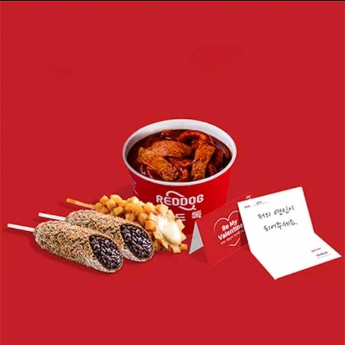 

Paket Snack Valentine Gift Topokki + Choco Hotdog + Potato Mozzarella