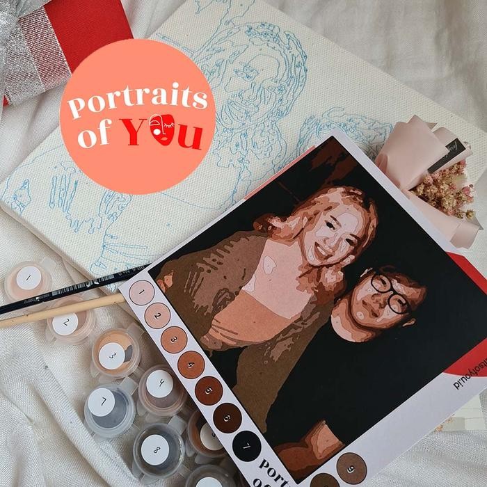 

CUSTOM PAINT BY NUMBERS KIT [20x20, 20x30, 30x30, 30x40] diy kpop