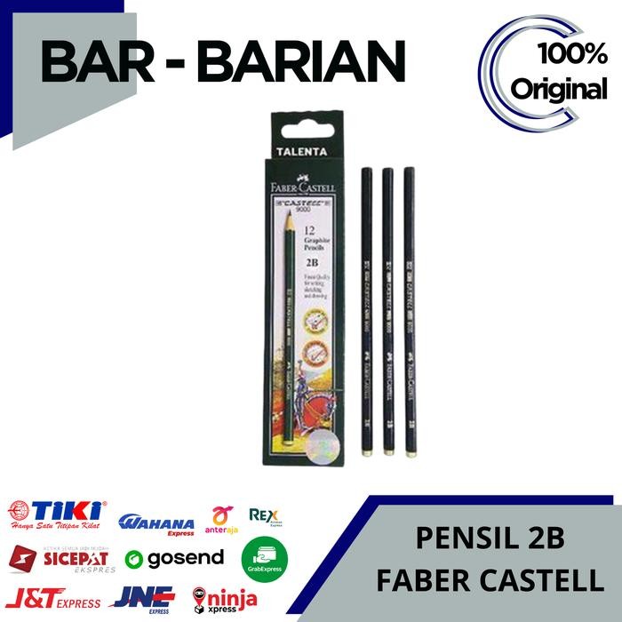 

PENSIL FABER CASTEL 2B UNTUK UJIAN ORIGINAL ( 1 LUSIN ) / PENSIL KAYU