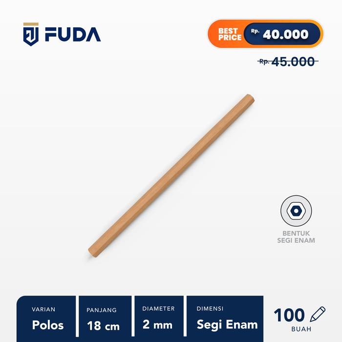 

Fuda - Pensil Kayu Polos / Pensil Polos