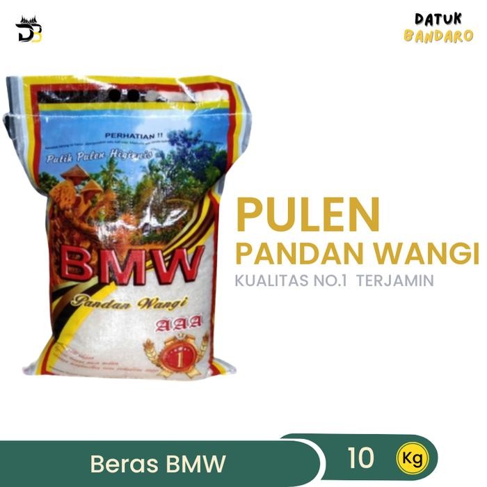 

BERAS PANDAN WANGI 10/20/25 kg Beras BMW AAA Premium - Nasi Putih, Pulen, Wangi, Karung Laminasi -