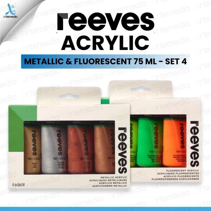 

Cat Akrilik Reeves Artists 4x75ml Acrylic Color Paint Set