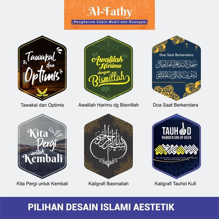 [Expert] Parfum Mobil Aroma Premium Pewangi Dan Pengharum Desain Islami