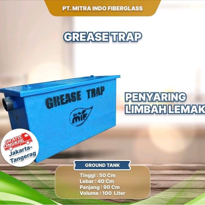 grease trap 100 liter bio mif, biobos