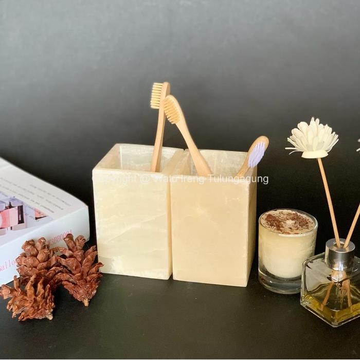 GELAS MARMER ONYX MODEL KOTAK ONYX MARBLE