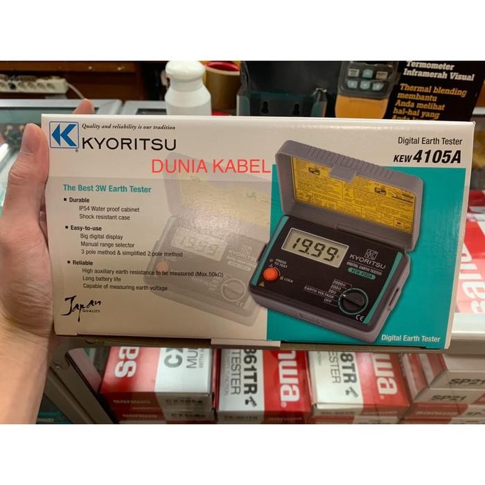 Digital Earth Tester Grounding Kytsu 4105A 4105 A