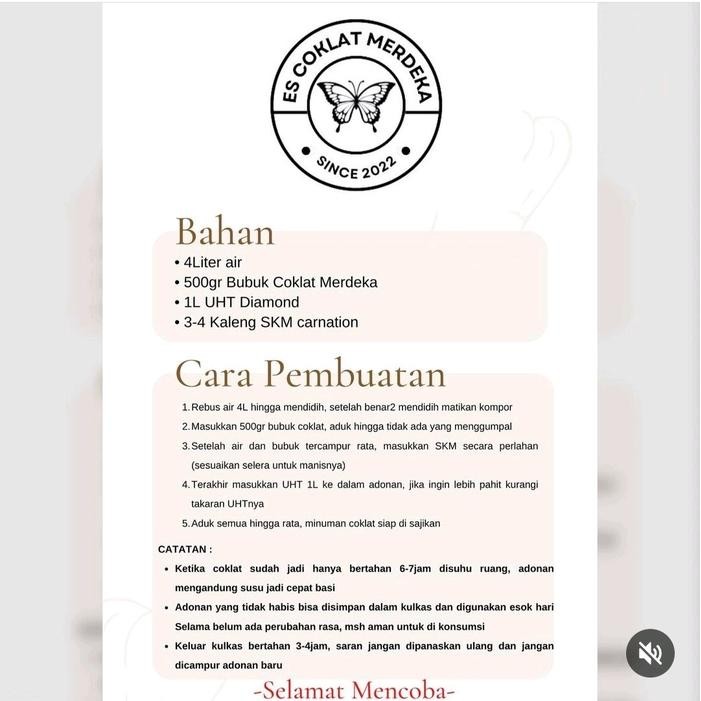 

FyZ Bubuk Coklat Merdeka 1kg premium tanpa gula