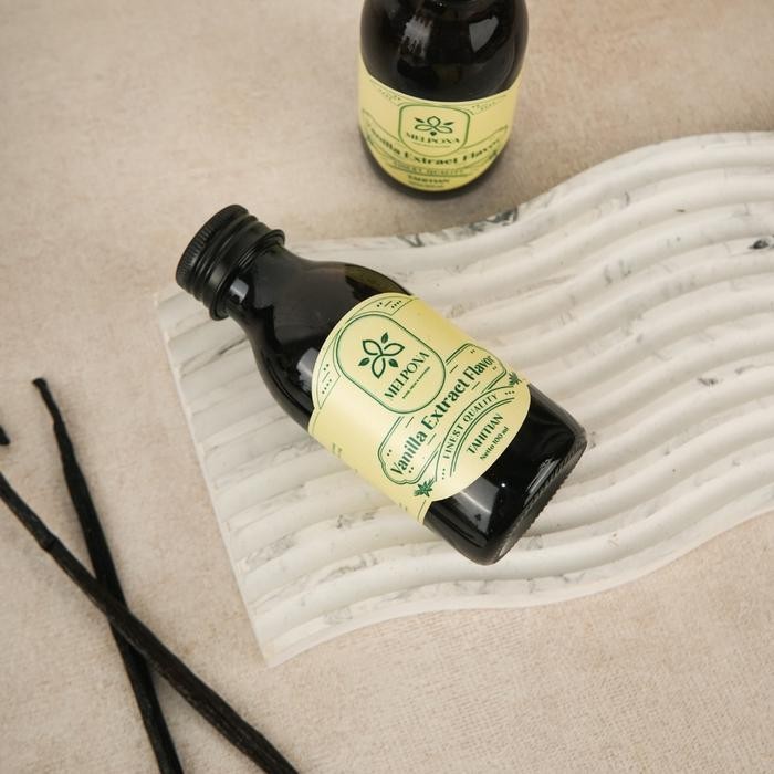 

FyZ Melpona Vanilla Extract Flavor Tahitian Ekstrak Vanili Halal Certified Non Alcohol No Alkohol 60