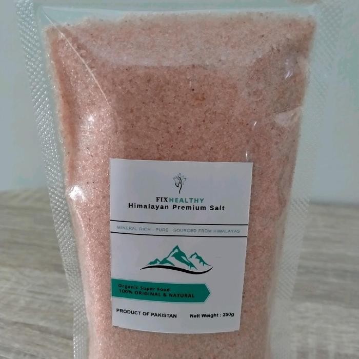 

FyZ (Asli)Garam Himalaya Fixhealthy 250gr Himalayan Pink Salt Pure Super Fine Original Premium