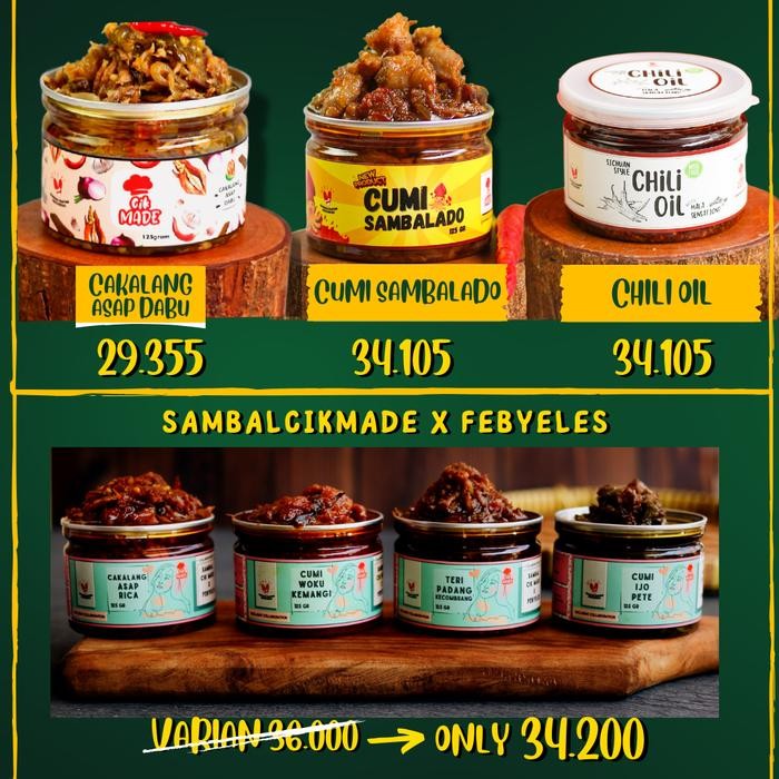 

Glx Paket Hemat Isi 3 - Sambal Cik Made
