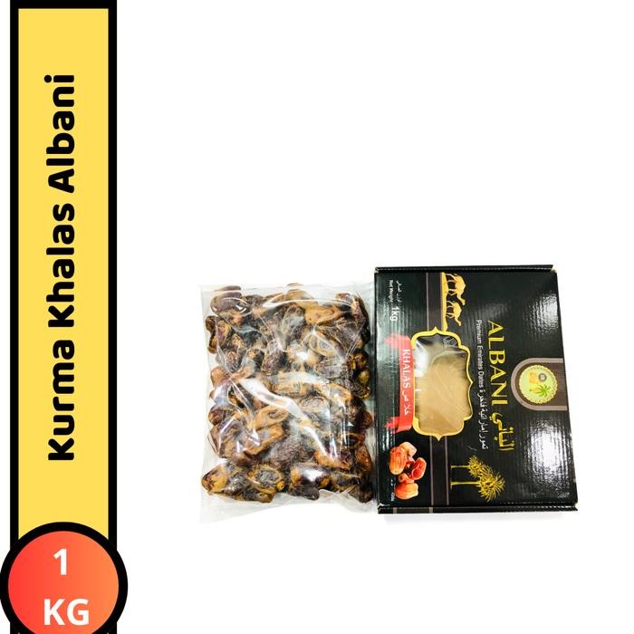 

Gdh Kurma khalas Albani 1Kg Premium Al saad Best Quality - kurma Elshanum Organik Arabian Food Snack