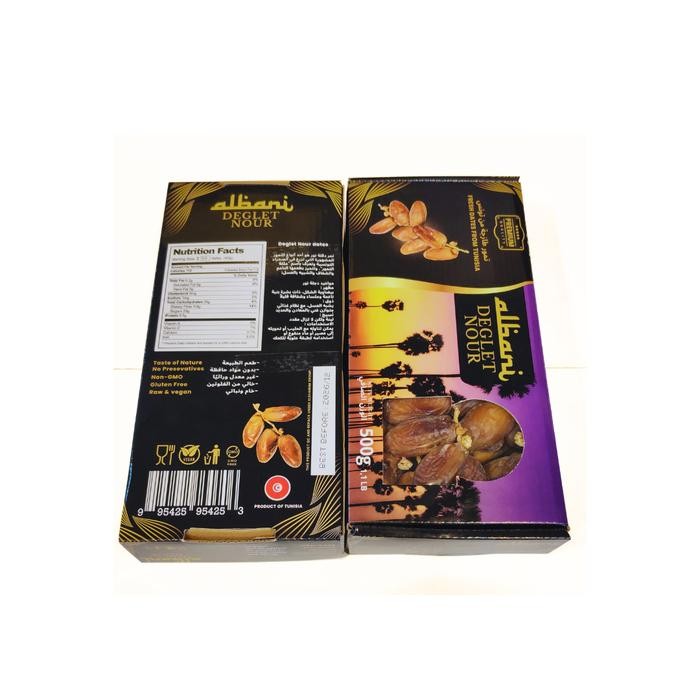 

Gdh Kurma Albani Deglet Nour 500gr Premium Best Quality Tunisia Tangkai - Kurma Indonesia Food Snack