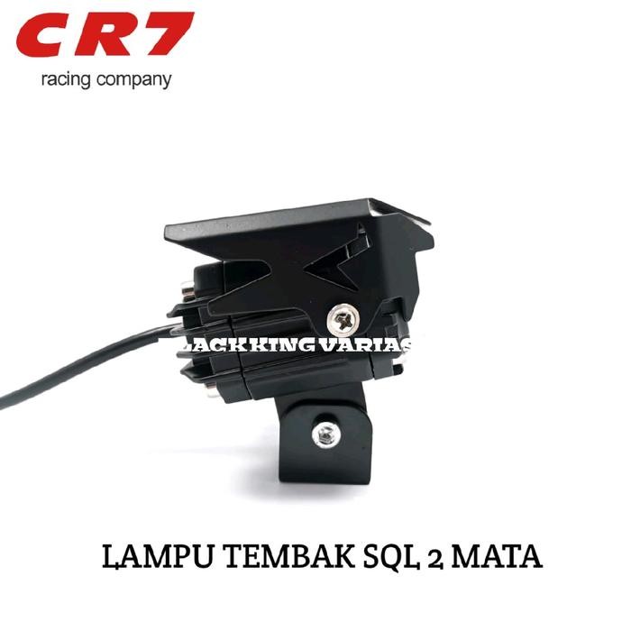 Lampu Tembak Sql 2 Mata Cr7 Lampu Tembak Led Laser D2 Sql Lampu Sorot 2 Mata Foglamp Cr 7 Car