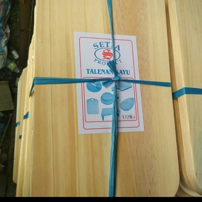 Talenan kayu besar/Talenan kayu pinus kotak besar 39x24x3