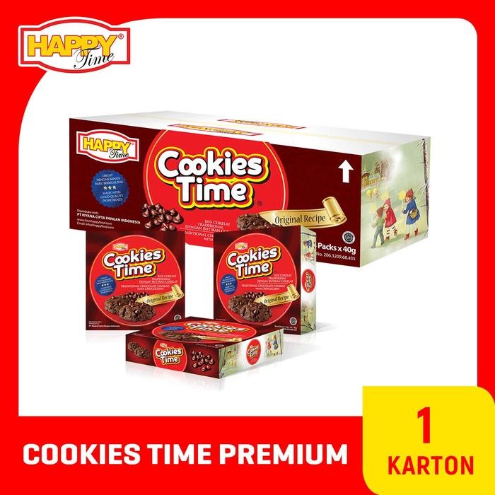 

Ger Happy Time Cookies Premium (1 Karton isi 12 Box)