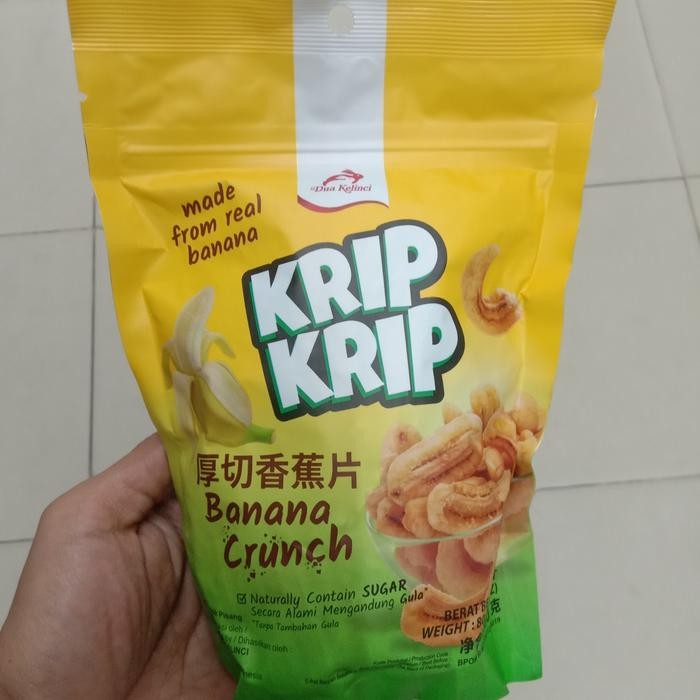 

Gdh Dua Kelinci Krip Krip BANANA CRUNCH 100g.