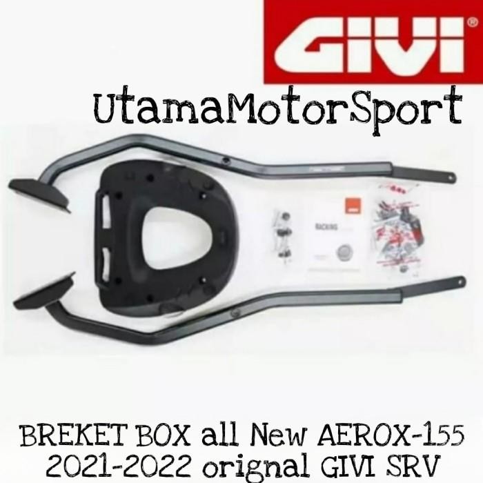 BREKET BOX GIVI MOTOR ALL NEW AEROX-155 2021/2022 GIVI SRV-NEW AEROX