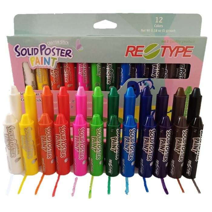 

Retype Crayon Stick Solid Poster Paint Gratisongkir