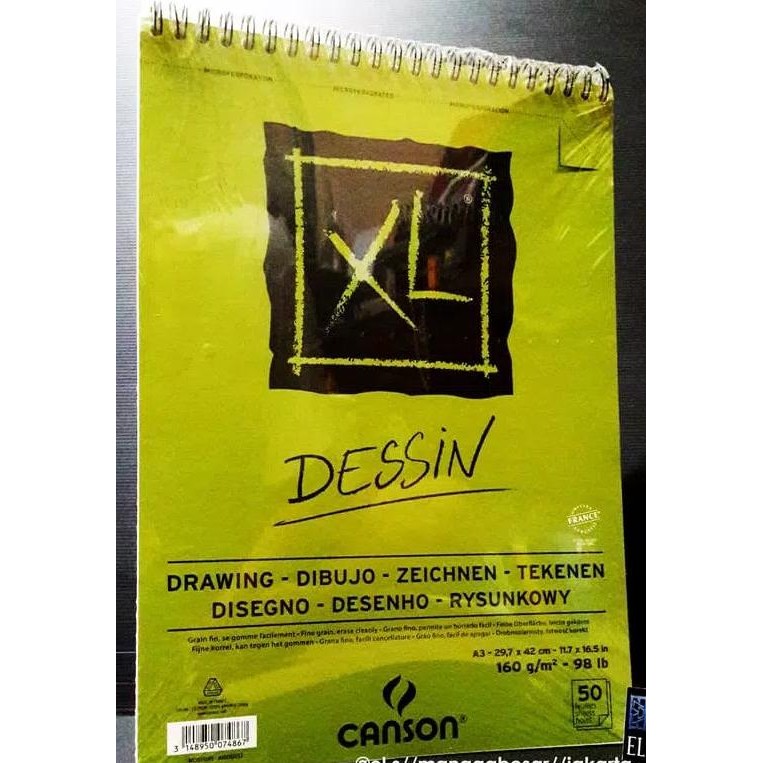 

Buku Gambar A3 / Xl Dessin Canson Gratisongkir