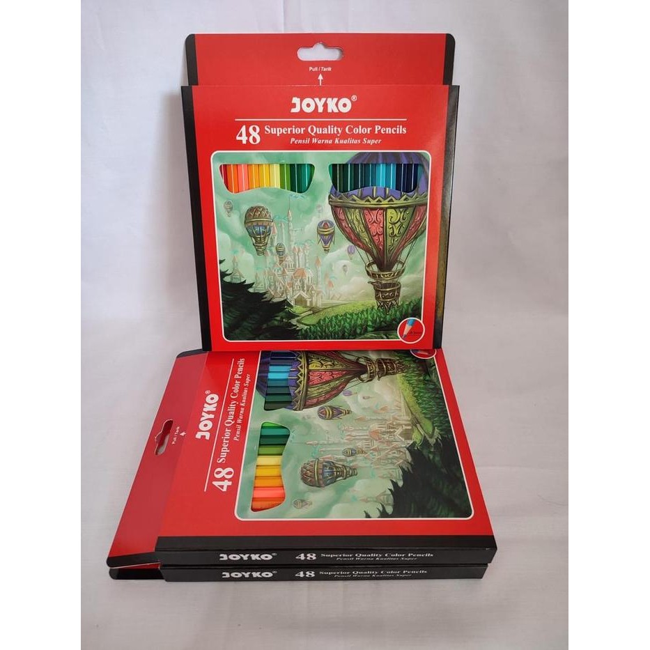 

Pensil Warna Joyko 48 Warna Panjang Color Pencil Gratisongkir