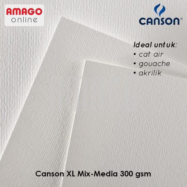 

Canson Xl - Mix Media - 30 Sheets - A3 - 300G (Album) - 200807216 Gratisongkir
