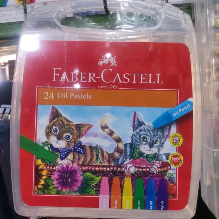 

Crayon Faber Castell 24 Warna / Krayon Oil Pastel Faber Castell 24 Plastic Bag Gratisongkir