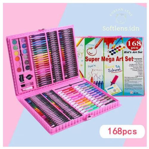 

Crayon 168 Pcs Set Alat Gambar Alat Tulis Dan Lukis Menggambar Melukis Gratisongkir