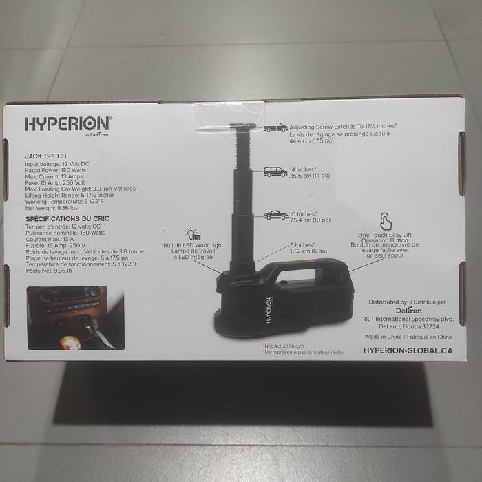 Dongkrak Mobil Elektrik 3 ton Dongkrak Hidrolik Elektrik - HYPERION Best Quality