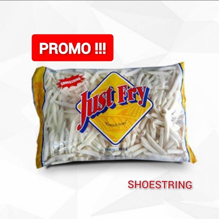 

Ger JUST FRY 900g JUSTFRY French Fries kentang snack allvarian murah PROMO