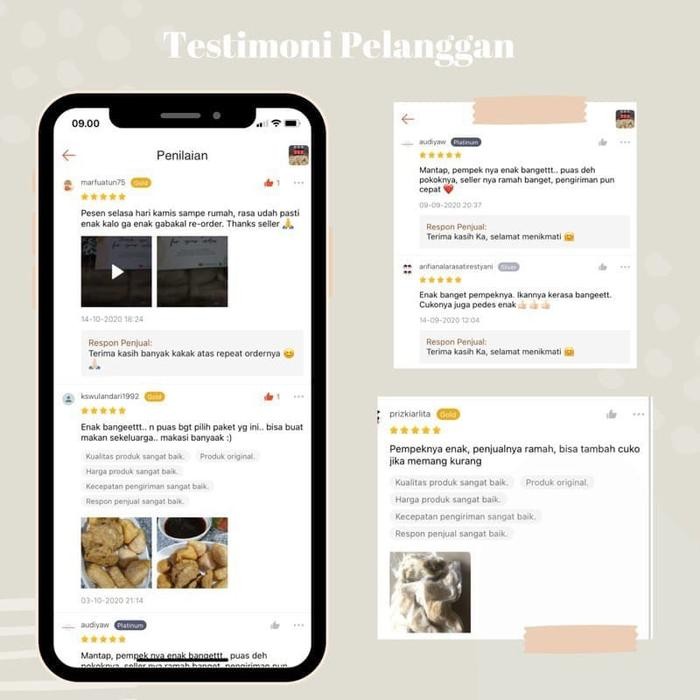 

Ger PEMPEK PALEMBANG ASLI PAKET NIKMAT EMPEK EMPEK MPEK MPEK FROZEN